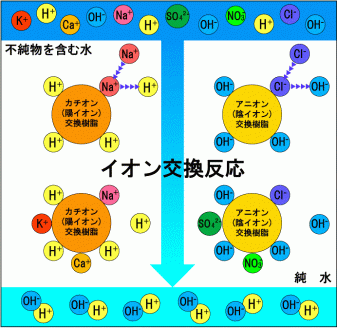 イオン交換樹脂法